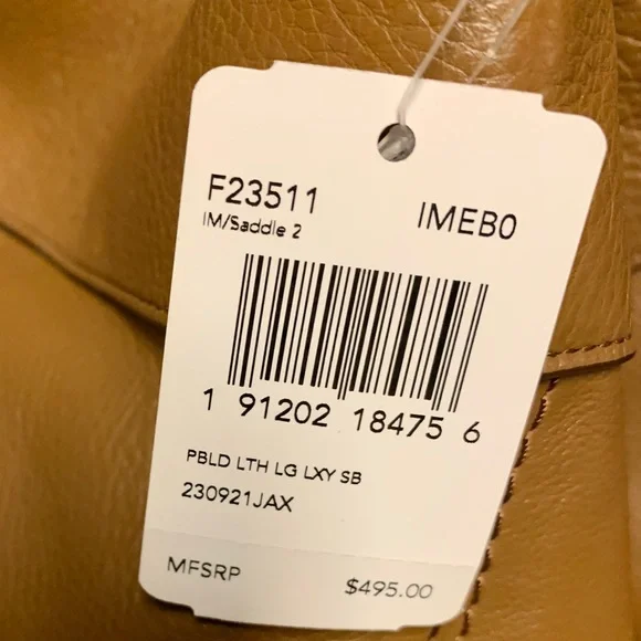 NWT Coach, pebbled, leather large, Lexy shoulder bag - Picture 12 of 14